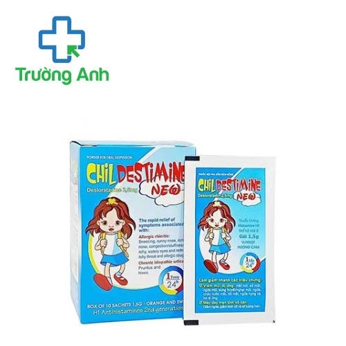 Childestimine-New 2,5mg Pharbaco - Điều trị viêm mũi dị ứng theo mùa